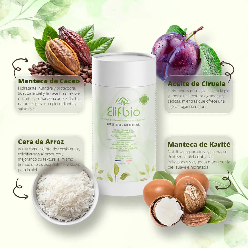 Desodorante Orgánico ElifBio